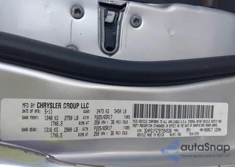 2011 Dodge Journey Mainstreet z USA, uszkodzony, nr VIN 3D4PG1FG7BT554536